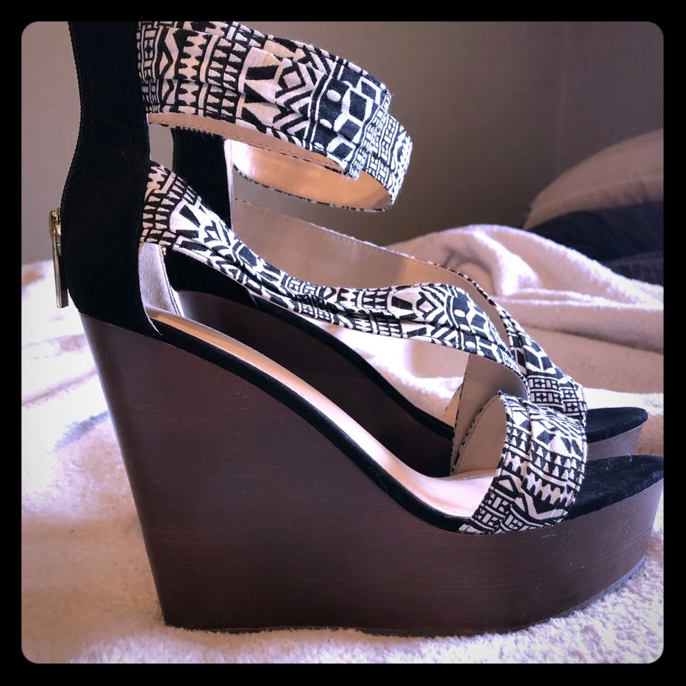 Never been worn! Wedge Heels